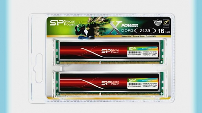 Silicon Power X-Power 16GB (2x8GB) DDR3 2133 MHz (PC3 17000) Desktop Memory SP016GXLYU213NDA