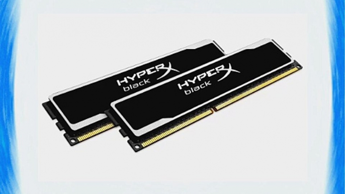 HyperX 16GB Kit (2x8GB) 1600MHz DDR3 PC3-12800 CL10 DIMM Desktop Memory Black KHX16C10B1BK2/16