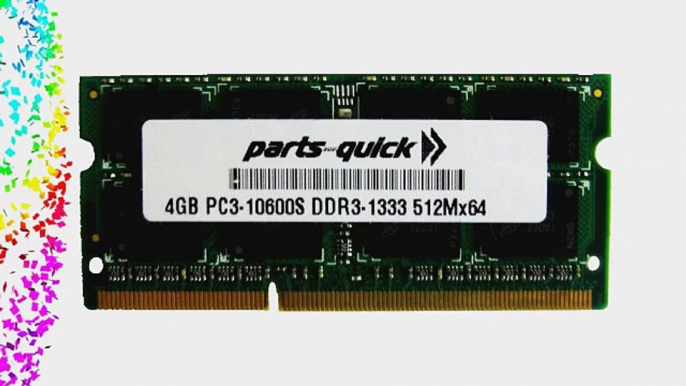 4GB DDR3 PC3-10600 1333MHz 204 pin SODIMM HP Envy 13 14 15 17 Series Laptop Notebook Memory