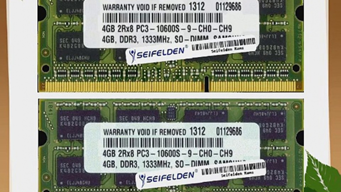 8GB (2X4GB) Memory RAM for Dell Latitude E6510 - Laptop Memory Upgrade - Limited Lifetime Warranty