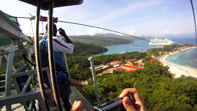 Dragon's Breath Zip Line - Labadee, Haiti - Allure of the Seas