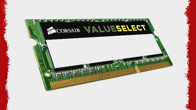 Corsair 8GB (2x 4GB) 1333mhz PC3-10666 204-pin DDR3 SODIMM Laptop Memory Kit CMSO8GX3M2A1333C9