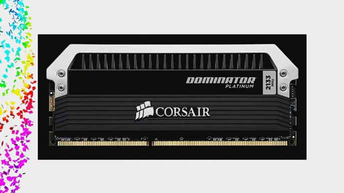 Corsair Dominator Platinum 8GB (2x4GB)  DDR3 2133 MHz (PC3 17000) Desktop Memory (CMD8GX3M2B2133C9)