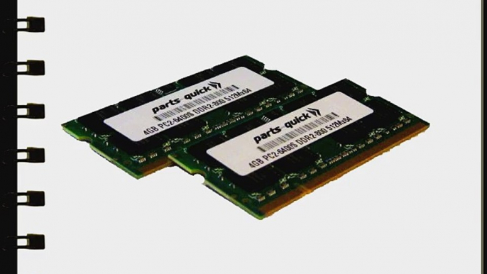 8GB 2x 4GB PC2-6400 DDR2 800MHz SODIMM Memory RAM for Dell Latitude ATG D630 D630 D630c D630