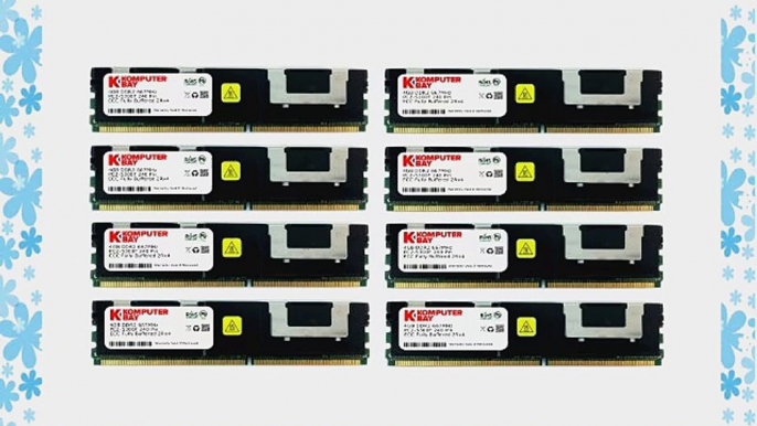 Komputerbay 32GB (8x 4GB) DDR2 PC2-5300F 667MHz CL5 ECC Fully Buffered FB-DIMM (240 PIN) 32