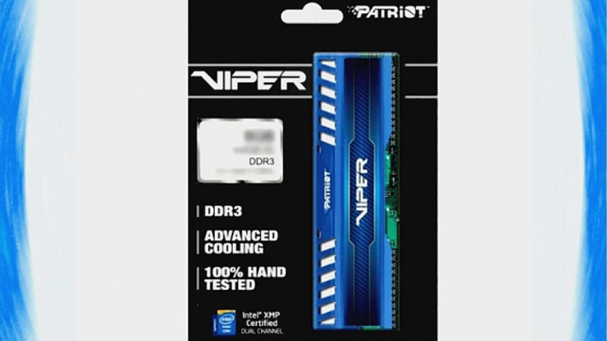 Patriot 8GB(2x4GB) Viper III  DDR3 2133 (PC3 17000) CL11 Desktop Memory With Saphire Blue Heatsink