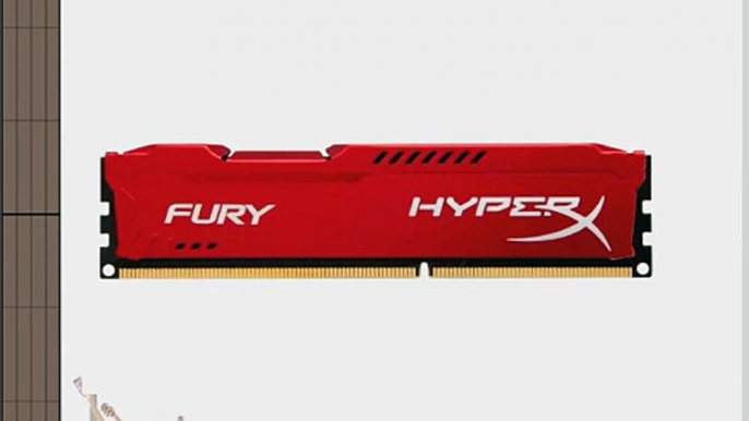 Kingston HyperX FURY 8GB Kit (2x4GB) 1866MHz DDR3 CL10 DIMM - Red (HX318C10FRK2/8)