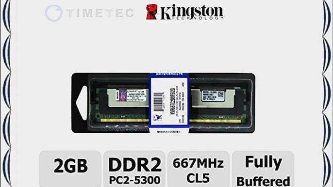 Timetec Kingston? (P/N KVR667D2D8F5/2G) 4GB KIT (2*2GB) 2 Rank 667MHz DDR2 (PC2-5300) ECC Fully