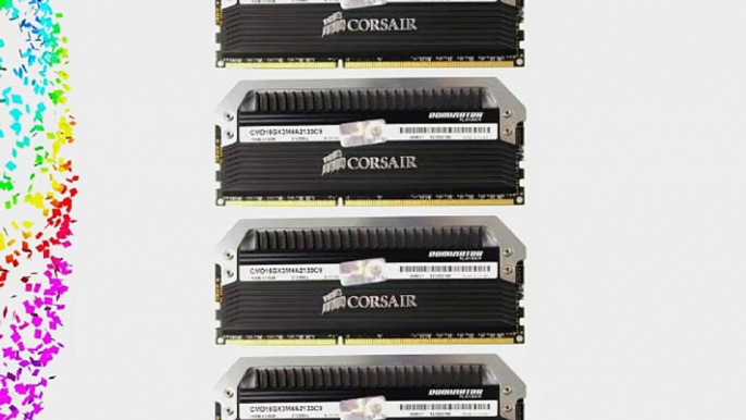 Corsair DOMINATOR Platinum Series 16GB (4 x 4GB) DDR3 DRAM 2133MHz PC3 17000 C9 Desktop Memory