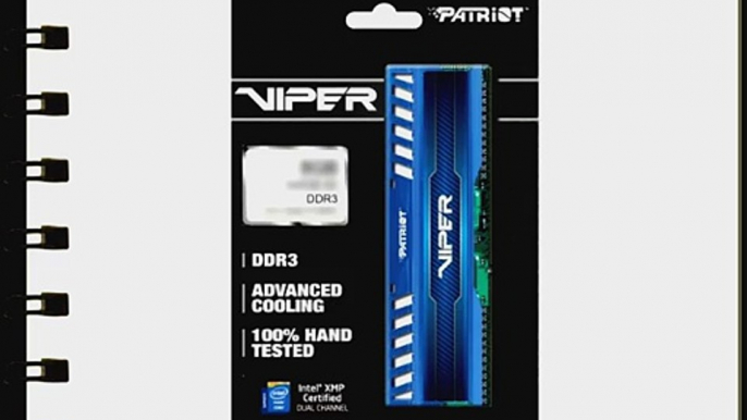 Patriot 8GB(2x4GB) Viper III  DDR3 1866MHz (PC3 15000) CL9 Desktop Memory With Saphire Blue