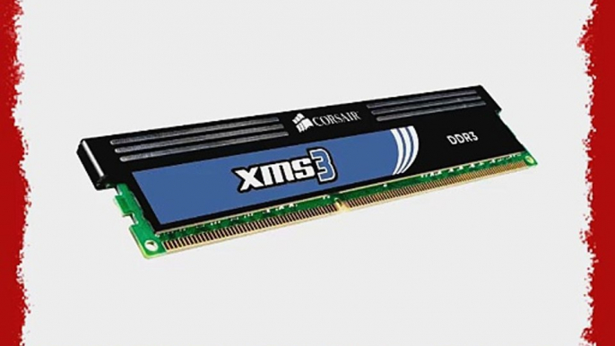 Corsair XMS3 6GB (3x2GB) DDR3 1333 MHz (PC3 10666) Desktop Memory (TR3X6G1333C9)