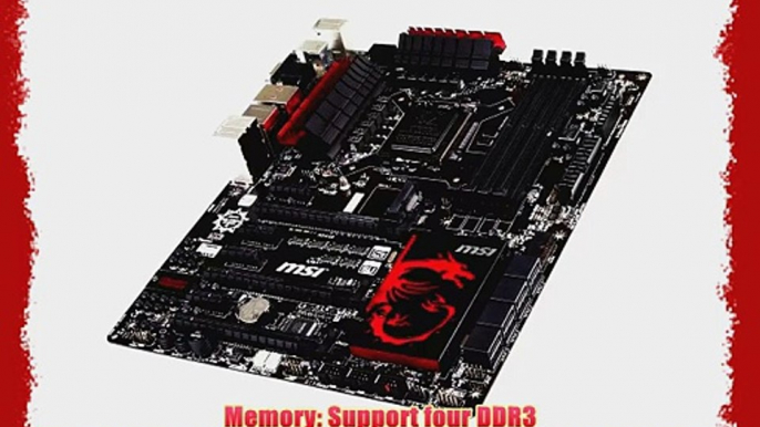 MSI Computer Corp. Motherboard ATX DDR3 1333 LGA 1150 Motherboards Z87-GD65 GAMING