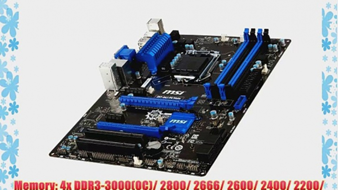 MSI Computer Corp. Motherboard ATX DDR3 1333 LGA 1150 Motherboards Z87-G41 PC MATE