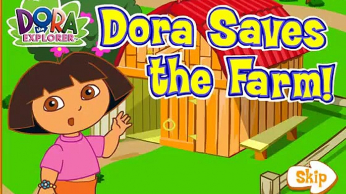 Doras Saves the Farm and Animals - Dora Games - Dora The Explorer ( Full Game )