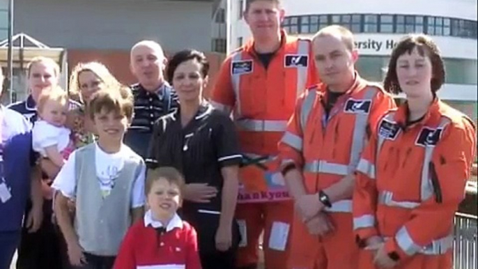 UHCW - Steven Nixon thanks the staff at University Hospital, Coventry who helped save his life