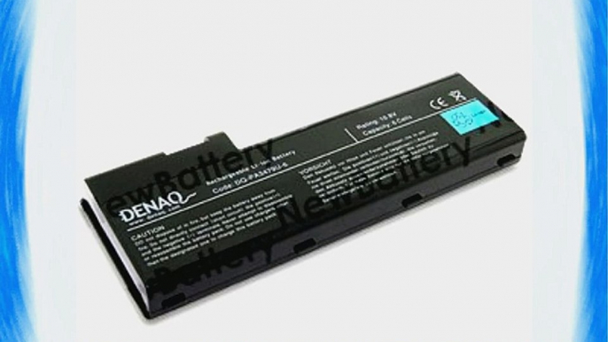 Extended Battery PA3479U-1BRS-9 for Notebook Toshiba (9 cells 6600mAh) by Denaq