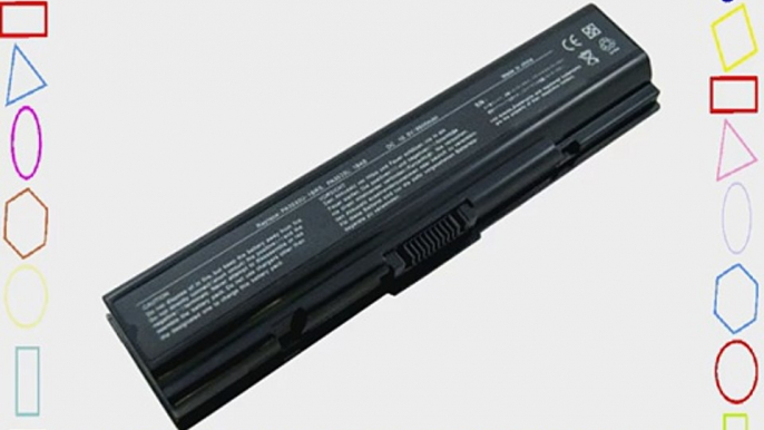 Laptop Battery for Toshiba Satellite A305-S6858 9 cells 6600mAh Black