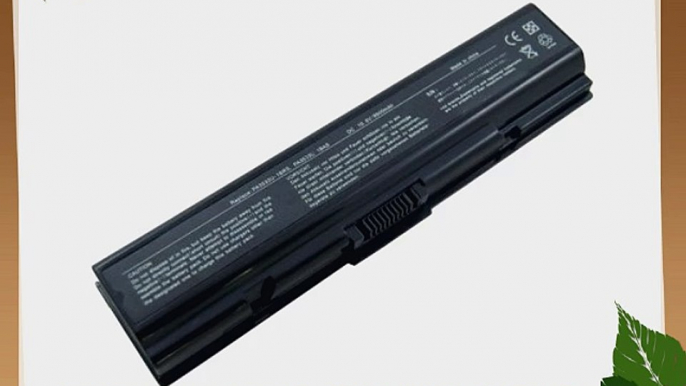 Laptop Battery for Toshiba Satellite A305-S6883 9 cells 6600mAh Black