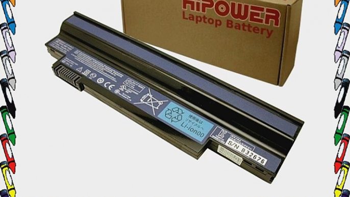 Hipower Laptop Battery For Acer AO532H-2DGBK/AB Laptop Notebook Computers (Black)