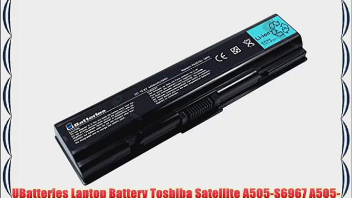 UBatteries Laptop Battery Toshiba Satellite A505-S6967 A505-S6969 A505-S6970 A505-S6971 A505-S6972