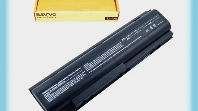 Bavvo 12-cell Laptop Battery for HP Compaq 396600-001 398752-001 HSTNN-DB10 HSTNN-DB17 HSTNN-IB09