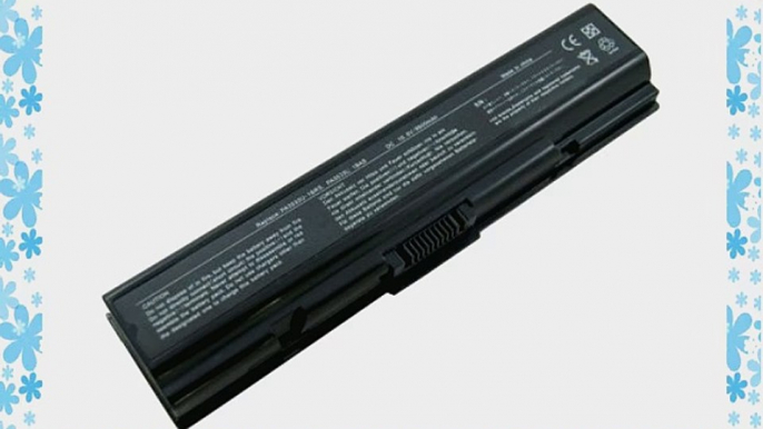 Laptop/Notebook Battery for Toshiba Satellite A305D-S6848 - 9 cells 6600mAh Black