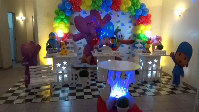 Decoração tema Pocoyo para festa de aniversário infantil