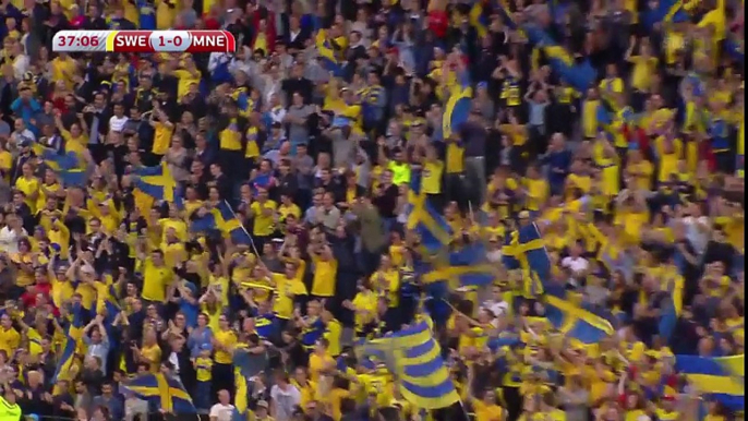 VIDEO Sweden 3 - 1 Montenegro [Euro Qualifiers] Highlights