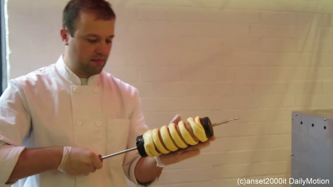 London Street Food. The Kurtos Kalacs Sweet from Hungary, Romania and Transylvania