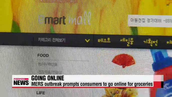 MERS outbreak prompts consumers to go online for groceries