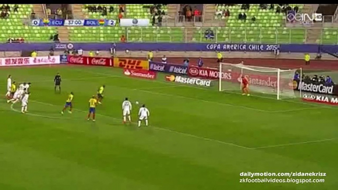 Enner Valencia Penalty Miss - Ecuador v. Bolivia 15.06.2015