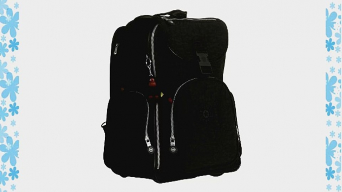 Kipling Alcatraz II Wheeled Backpack with Laptop Protection (Black)