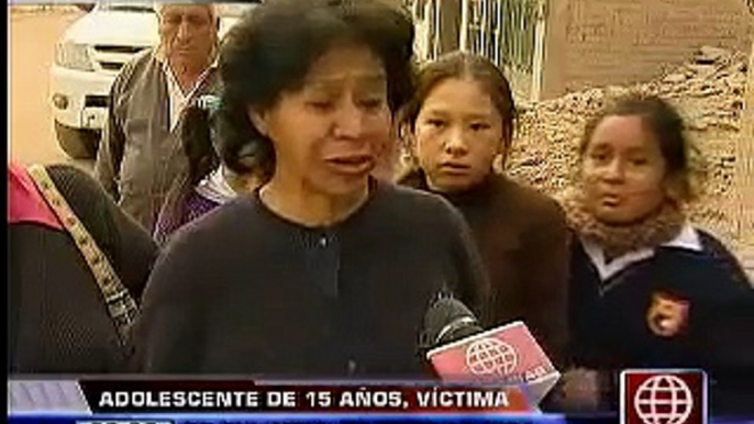 América Noticias - 10.07.13 - Adolescente víctima de bullying se quitó la vida en su casa