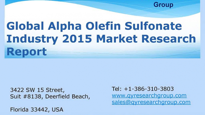 Global_Alpha_Olefin_Sulfonate_AOS_Industry_2015_Ma