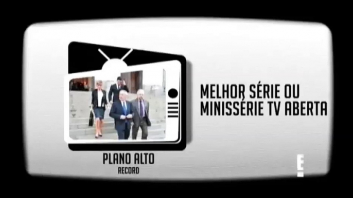 Nossa estrela Paolla Oliveira junto ao talentoso elenco, recebem o Prêmio ao "Melhor Série ou Minissérie TV Aberta"