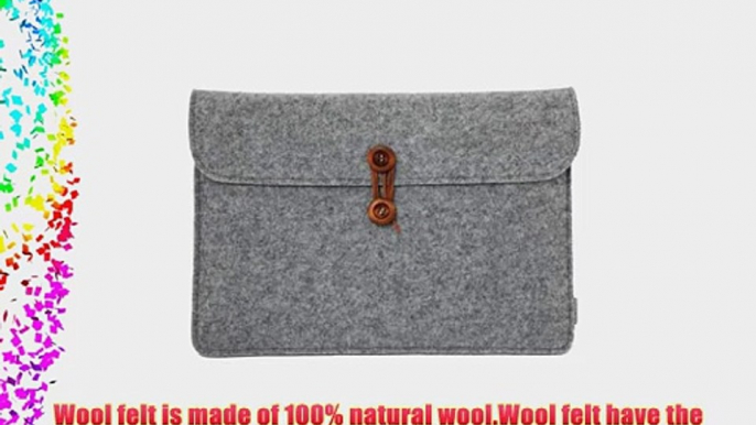 Suoran Sony VAIO Tap 11 Sleeve Case Cover Portable Computer Sleeve Laptop Bag Wool Felt Sleeve