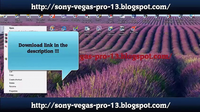 Sony Vegas Pro 13 Crack 100% Work 32 bit - 64