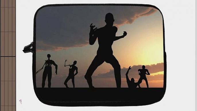 15 inch Rikki KnightTM Zombies at Twilight Design Laptop Sleeve