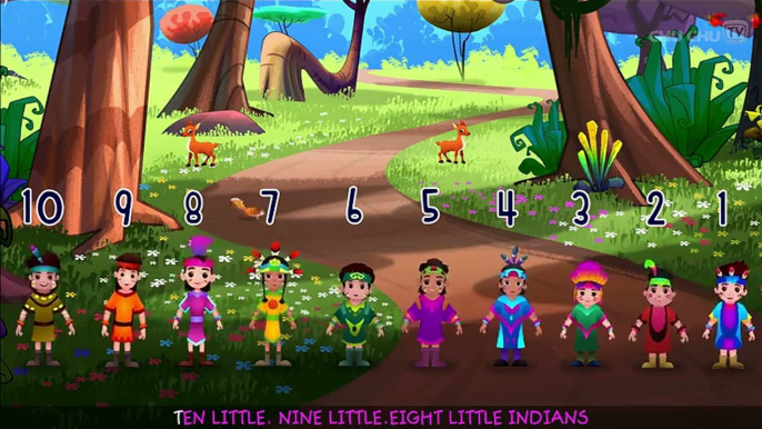 Ten Little Indians Nursery Rhyme  Popular Number Nursery Rhymes For Children by ChuChu TV