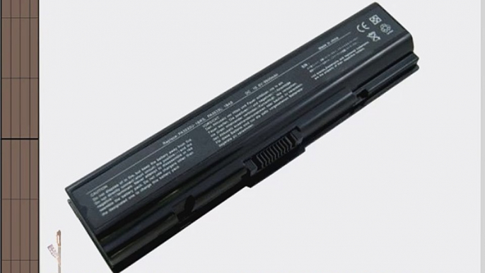 Laptop Battery for Toshiba Satellite A505-S6965 9 cells 6600mAh Black