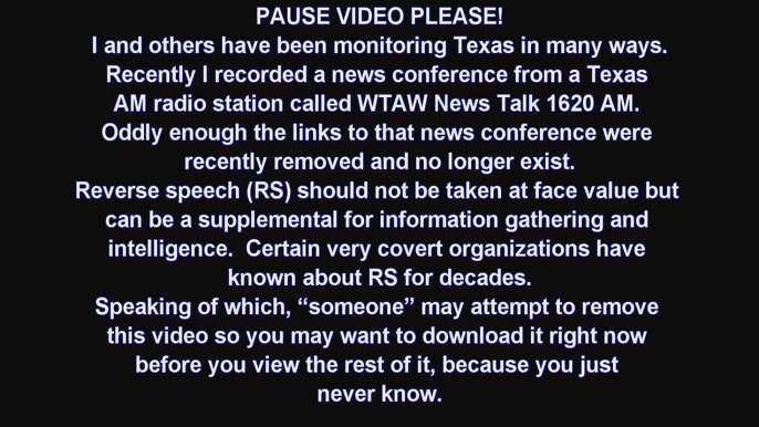 Reverse Speech analysis of US Military JADE HELM news conference (not MIA, sorry)