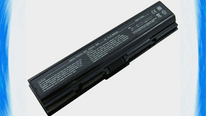 Laptop Battery for Toshiba Satellite L305-S5946 9 cells 6600mAh Black