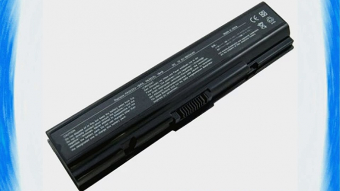 Laptop Battery for Toshiba Satellite A305-S6859 9 cells 6600mAh Black