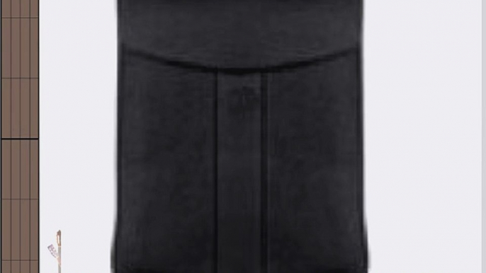 MacCase Premium Leather Vertical Sleeve for iPad (Black)