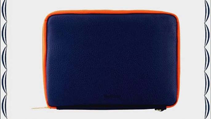 VanGoddy Irista Sleeve City PRO PU Faux Leather Pouch Cover NAVY BLUE