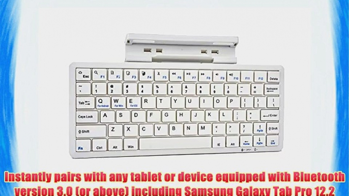 Cooper Cases(TM) K2000 Samsung Galaxy Tab Pro 12.2 (T9000) / 3G / LTE Bluetooth Keyboard Dock