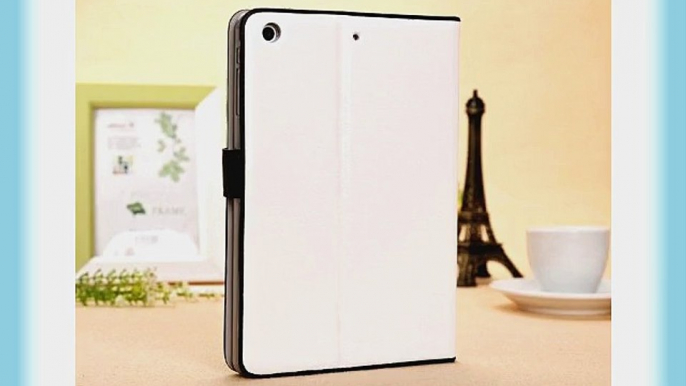 KABB iPad Air White Case Cover Full Body Protection With Card Slots PU leather case cover with