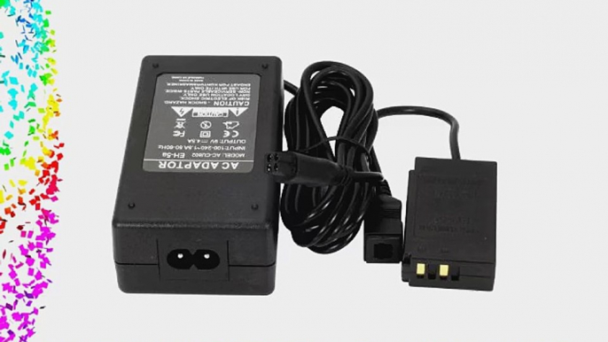 Fotga EH-5A EH-5 AC Power Supply Adapter   EP-5C DC coupler for Nikon J J1 J2 Camera