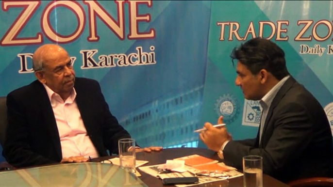 A.K Memon conducting forum Mehtab Uddin Chawla - Leader of the Business Community discussing at Trade Zone Forum.