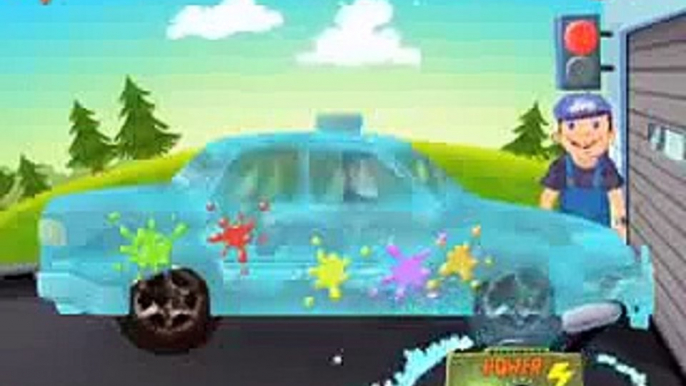 Police Car  Wash  Police car games for children  Police car cartoon for children